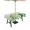 LightGrey, variant on Outdoor Tablecloths with Umbrella Hole & Zipper, Spring Leaves Rectangle Tablecloth 60x120 Inch, Pastoral Garden Botanical Rustic Burlap Waterproof Table Cloth, Patio/Pool/Picnic Table Covers