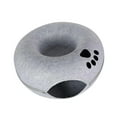 thumbnail image 4 of Cama túnel para gatos de interior, túnel de juego Interior de fieltro para gatos, desmontable, Universal, transpirable, lavable, túnel para gatos en Gris claro 60x28cm, 4 of 10
