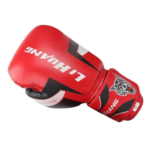 serony Gants d'Entraînement de Boxe Hommes Femmes 10oz Rouge