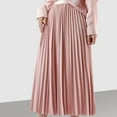 thumbnail image 2 of 1PCS suit material pleated skirt-light pink, 2 of 4
