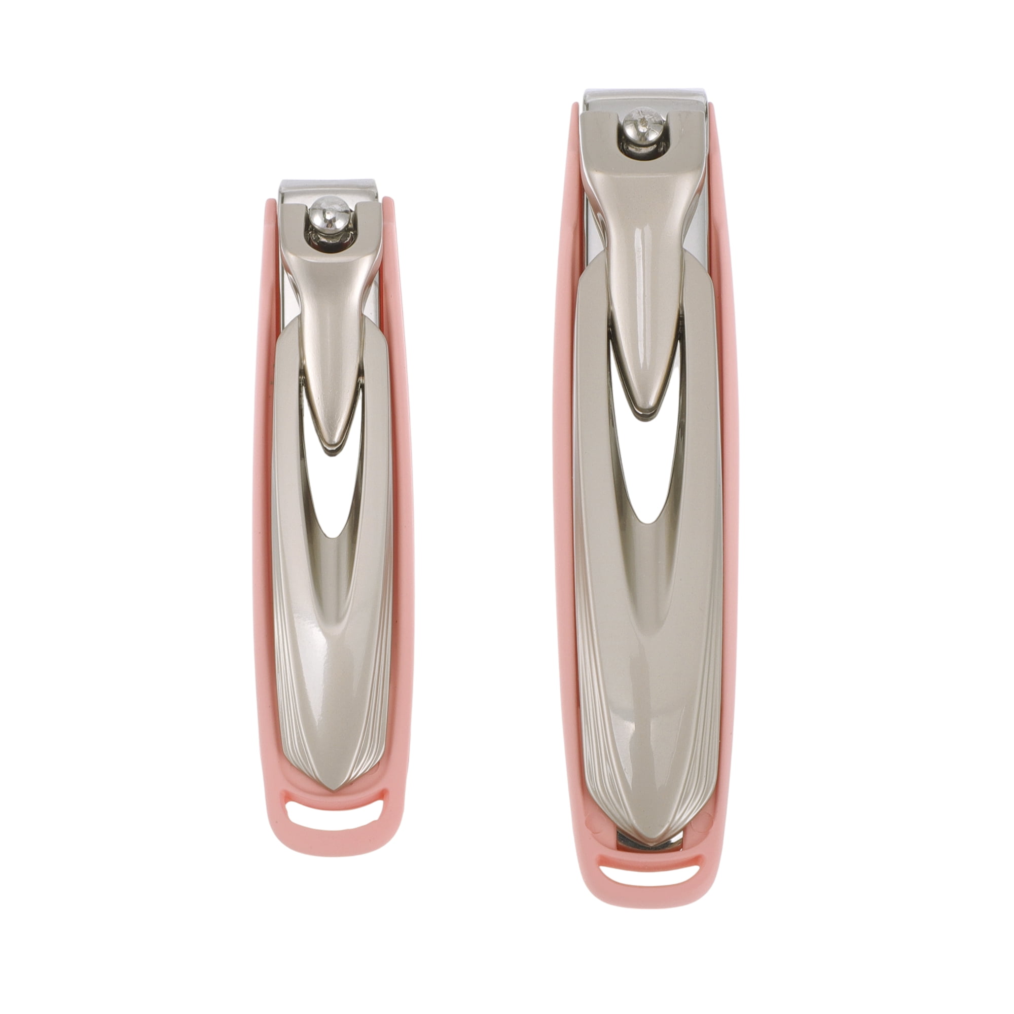 Unique Bargains Splash-proof Nail Clippers 1 Set Pink