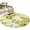 Yellow Green, variant on Round Rug 4Ft Washable Non-Slip, Sage Green Leaves Circle Area Rugs for Living Room Bedroom, Summer Botanical Farmhouse Watercolor Leaf Indoor Floor Mats Carpet Runner for Home Decor Aesthetic