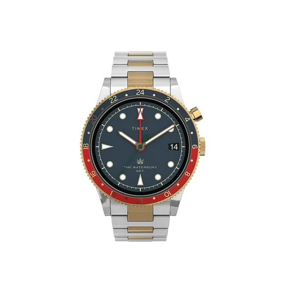 Timex Waterbury Traditional GMT 39mm Stainless Steel Bracelet Watch