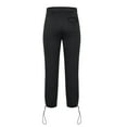 thumbnail image 5 of Inleife Men Splicing Overalls Casual Pocket Sport Work Casual Trouser Full Length Pants Black XL, 5 of 5
