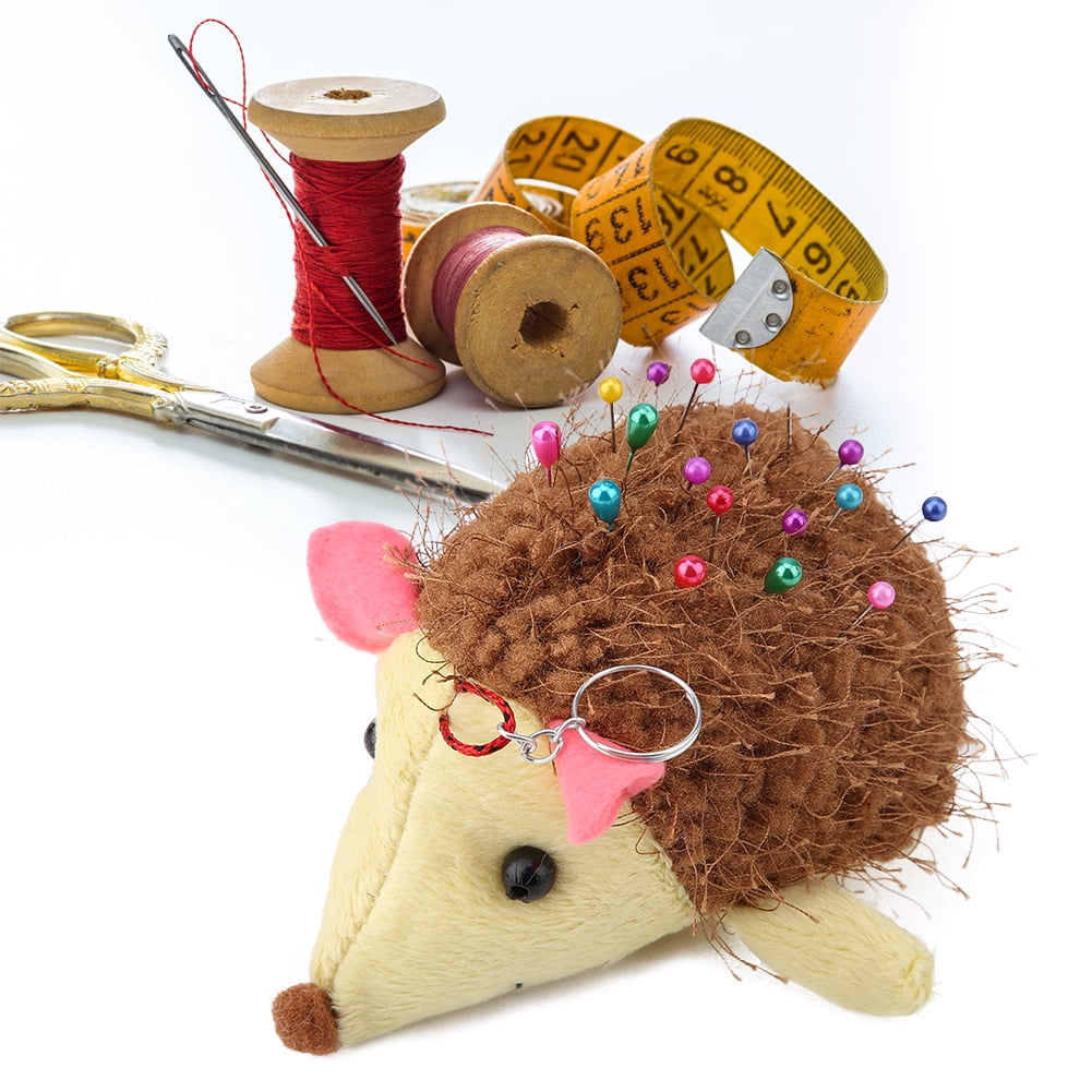 Peahefy Sewing Needle Cushion,Lovely Hedgehog Shaped Sewing Needle Cushion Pin Holder DIY Sewing