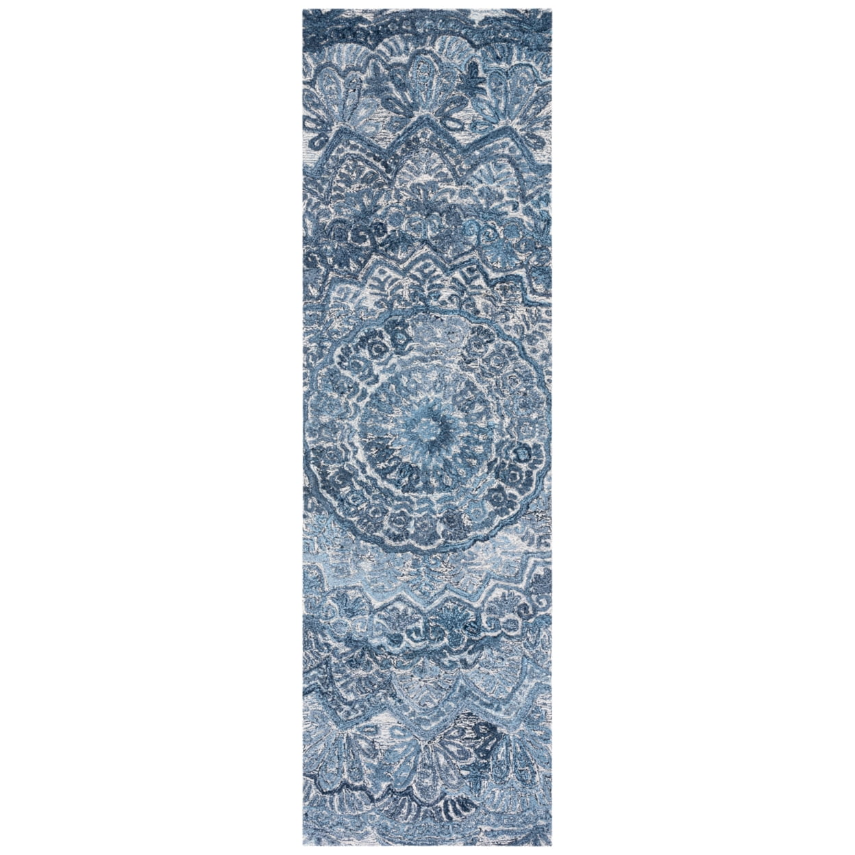 SAFAVIEH Marquee Georgiana Floral Area Rug, Blue/Grey, 3' x 5'