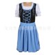 thumbnail image 3 of Vestido Dirndl alemán para mujer, vestido Dirndl con cordones para Oktoberfest, disfraz de Oktoberfest, disfraz de Cosplay, vestido de fiesta de talla grande, 3 of 5