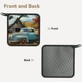 thumbnail image 2 of Pofeuu Vintage Truck Farm Scene Print Silicone Trivet Mats,Silicone Hot Pads for Kitchen, Silicone Trivets for Hot Pots and Pans, Silicone Hot Pad, 2 of 8