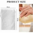 thumbnail image 2 of Sac Réutilisable en Maille Fine, Sacs en Tissu à Fromage et Sacs en Mousseline, Sacs de Brassage, Sac de Brassage, Sac de Brassage de Bière Réutilisable, Sac de Brassage de Bière, Sac de Brassage Maison, 2 Pcs, 2 of 5