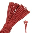 thumbnail image 1 of Uxcell 30Ft Braided Paracord Line, 200lb 1.1mm Diameter Multipurpose Utility Cord Rope Wind Chime String Kite Line Flame Resistant for Camping, Hot Air Balloon, Outdoor Survival, Red, 1 of 5