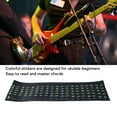 thumbnail image 3 of Guitar Fretboard Sticker Removable Fret Stickers Bass Chord Fret Note Finger Guide Decal For Beginner Playing, 3 of 8