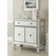thumbnail image 2 of Coaster Coffret d'Accent Miroir avec Porte-Bouteilles en Argent, 2 of 3