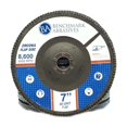 thumbnail image 1 of Benchmark Abrasives 7" x 7/8" Premium High Density Jumbo Zirconia Type 29 Flap Discs for Angle Grinder, 7 Inch Sanding Discs, Finishing, Deburring, Rust Removal - Grinding Wheels - (10 Pack) 80 Grit, 1 of 4
