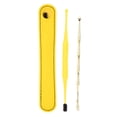 thumbnail image 1 of Limpiador de oídos con cepillo suave y cuchara, herramienta de limpieza de oídos, removedor de cerumen, juego de limpiador de oídos amarillo, 1 of 14