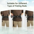 thumbnail image 6 of SANLIKE Fishing Rod Holster Fishing Waist Belt Rod Holder Adjustable Pole inserter for Spinning Casting Reel Outdoor Fishing, 6 of 6