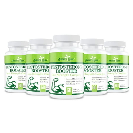 Testosterone Booster Supplement for Men - Extra Strength for Muscle Growth - Supports Vascularity & Energy - 300 Capsules