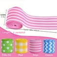 thumbnail image 2 of Colorful Wired Ribbon for Crafts - 2.5 Inch Wide 180 Inches Long Wired Edge Ribbon, Ideal for Gift Wrapping, Wreath Bows, and Easter, Spring, and Summer Decorations, 2 of 2