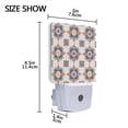 thumbnail image 4 of Yayeee LED Plug in Night Light for The Home with Auto Dusk to Dawn Light Sensors, 2 Pack, Blue Abstract Pattern, 4 of 6