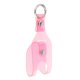 thumbnail image 1 of Bolsa portapelotas de golf para cinturón, de PVC resistente y ahuecada. Rosa, 1 of 7