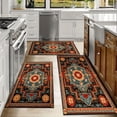 thumbnail image 6 of Kitchen Rugs Sets of 3 Non Slip Washable Kitchen Mats for Floor, Waterproof Kitchen Runner Rug, Floor Mat Carpet for Entryway, Laundry, Sink, Hallway, Bathroom, 6 of 12
