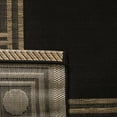 thumbnail image 3 of SAFAVIEH Courtyard Chase Traditional Indoor/Outdoor Area Rug, 2' x 3'7", Black/Coffee, 3 of 7