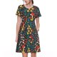 thumbnail image 1 of Balery Mushrooms And Flowers Vestidos sueltos de manga corta para mujer, vestidos de verano 2025, vestidos casuales de corte A con vuelo., 1 of 6