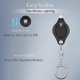 thumbnail image 3 of Paquete de 10 mini llavero linterna LED ultra brillante llavero linterna, regalo negro, 3 of 5