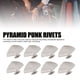 thumbnail image 3 of RVETS DE Tornillo Puntiagudo DE 20 Piezas, Tornillo DE Zinc DE 15 Mm Pyramid Punk Punk Leather Spike Spike Decoraciones Para Bolsas Cinturas DE Bolsas DE Ropa Pulseras DE Ropa, 3 of 7