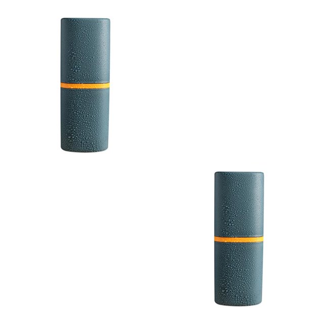 Kearding Soporte para cepillos de Caja organizadora Ahorro de espacio Reutilizable PP Baño Pinceles de maquillaje Estuche para cepillos Type1 NO1