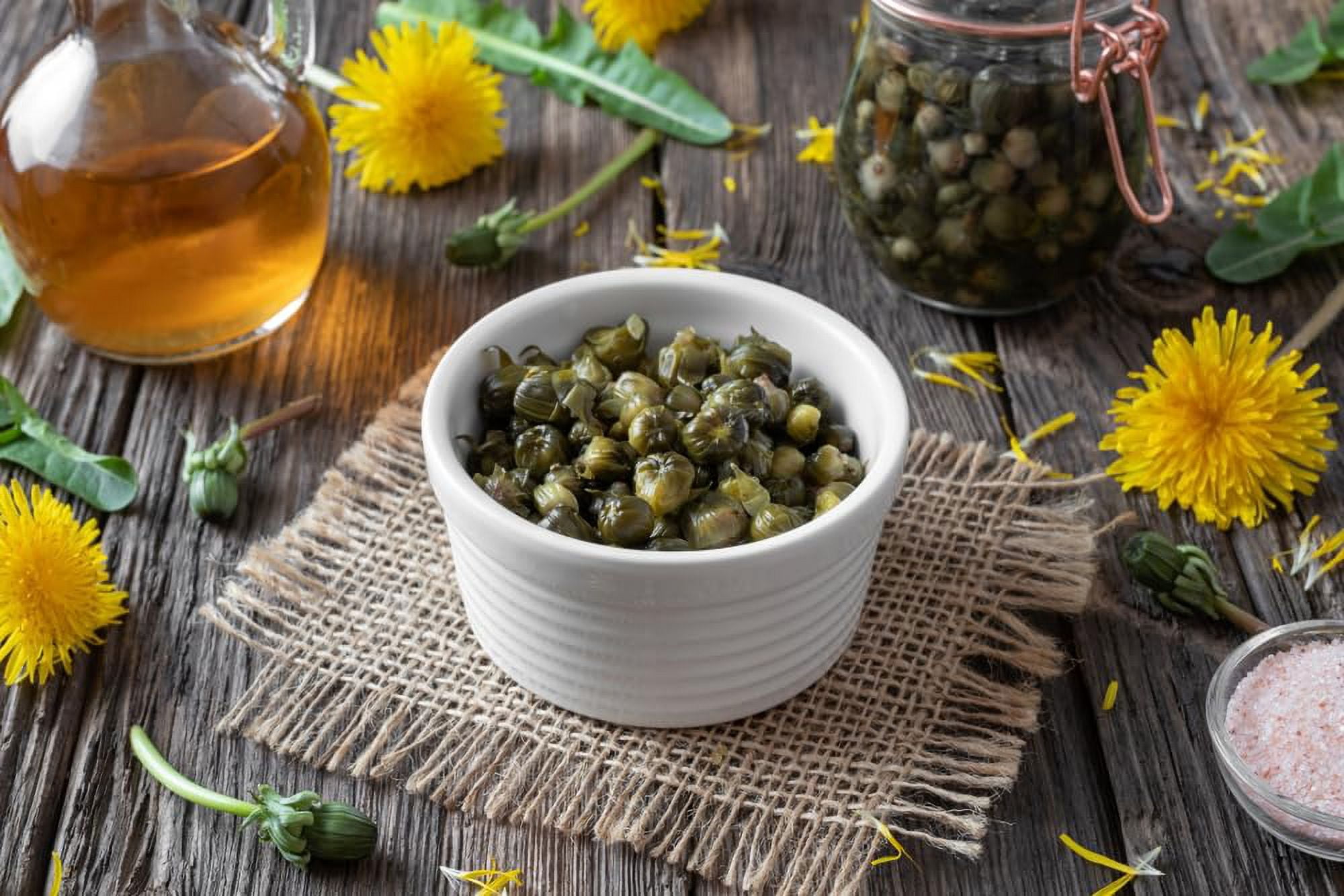 Sanniti Spanish Non Pareil Capers in Vinegar and Salt Brine - 33.5 oz (2 Pack)