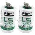 thumbnail image 2 of 2 Pcs SAFT LS14250 LS 14250 1/2 AA 3.6v Li-SOCl2 Lithium Battery High Capacity MADE IN FRANCE, 2 of 3