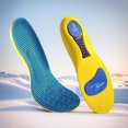 thumbnail image 3 of 1 par de plantillas para zapatos de trabajo, soporte para arco, antiolor para hombres y mujeres (amarillo37 38), 3 of 7
