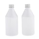 thumbnail image 3 of 2 botellas rellenables de plástico PET con tapa de rosca para loción líquida Blanco + plata Yuyangstore Tapa de rosca de botella, 3 of 8