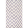 thumbnail image 2 of SAFAVIEH Cambridge Kaitlyn Zig Zag Stripes Wool Area Rug, Lavender/Ivory, 5' x 8', 2 of 7