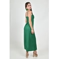 thumbnail image 3 of Vestido de lino con abertura Roman Fashion /Juvenil, 02286 (Verde) verde M, 3 of 5