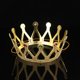 thumbnail image 4 of Fiesta de Halloween Reina Corona Plástico Rey Corona Antigua Corona Real Medieval Exquisita Corona Encantadora Teatro Banquete Prop Fiesta de cumpleaños Favor (Dorado), 4 of 6