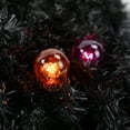 thumbnail image 3 of Northlight G40 Globe Halloween Lights - Orange and Purple - 9' Black Wire - 10ct, 3 of 6