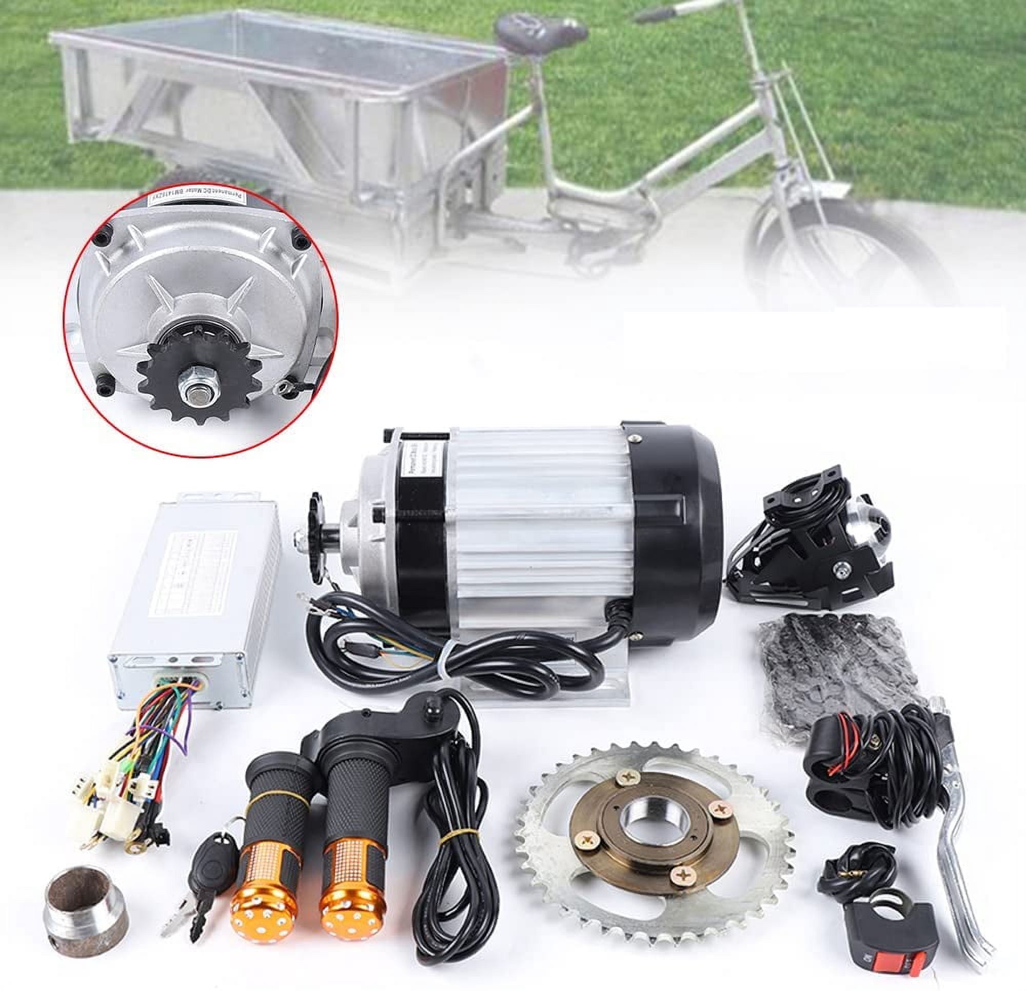 FETCOI 750W 500W 48V Electric Motor for Bicycle Brushless Motor E-Bike E-Tricycle Kit