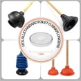 thumbnail image 2 of Tutuviw Plunger Tray White, Toilet Plunger Holder, Plunger Mat, Plunger Tray Air Drying Mat for Bathroom Plunger Accessories, Plunger Holder Catches Drips & Dries Quickly - White, 2Pcs, 2 of 7
