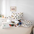 thumbnail image 5 of Manfei Christmas Dachshund Kids Bedding Comforter Set 7pcs, Kawaii Cartoon Dog Animal King Bedding Sets, Fashion Polkadots Reversible Bed Sheets, Microfiber Bedroom Decor, 5 of 7