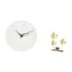 thumbnail image 5 of Reloj de pared decorativo con figura, estatua, flores de metal, escultura de hojas, figuras de arte para el hogar, tablero de fibra de densidad media,, 5 of 8