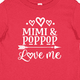 thumbnail image 4 of Inktastic Mimi and Poppop Love Me Girls Baby T-Shirt, 4 of 5