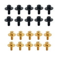 thumbnail image 6 of Pack of 10 Drum Lugs Screws Metal Portable Percussion Musical Instrument Portable Replaceable Hardware Repairing Spare Parts Gold WC24, 6 of 8