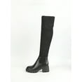 thumbnail image 6 of Womens Sexy Thigh High Platform Boots Thigh High Stretch Knitted Socks Chunky Block Heel Boots, 6 of 9