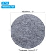 thumbnail image 2 of Unique Bargains 7.1' Diameter Adhesive Non-Slip Backed Felt, 3 Pcs 5mm Thickness, Gray, 2 of 6