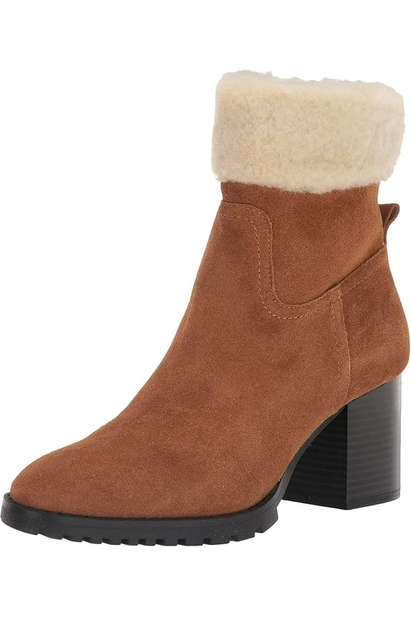 Womens Bootie Ankle Boot 7 Camel