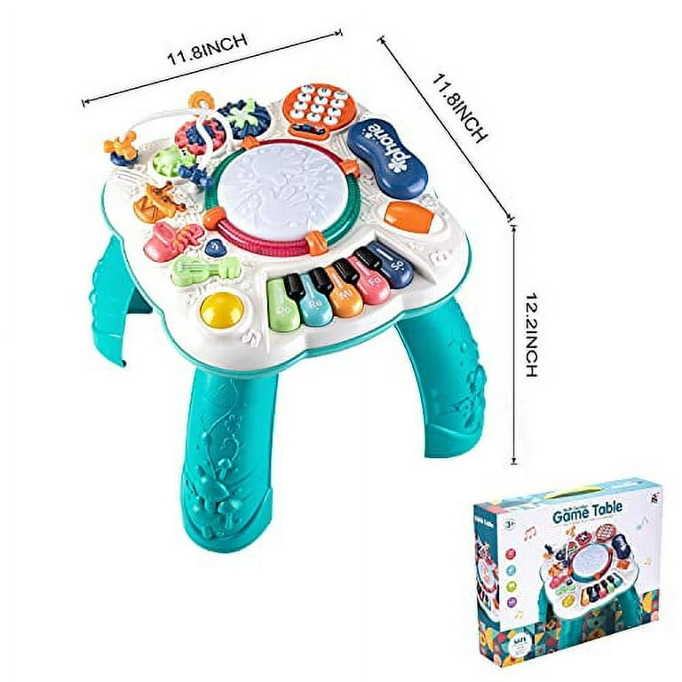Puzzle Game Table Multipurpose Detachable Fun Puzzle Multifunctional Game  Table Piano Baby Toys Learning Musical Table for Home
