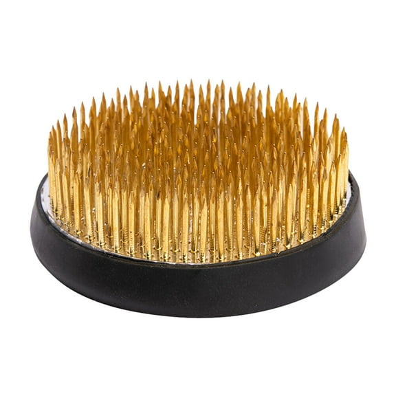 Monyance flower arrangement needle Japanese Ikebana Kenzan Flower Arranging Pin Holder (4.6cm)(1.81X1.81X0.47Inches)