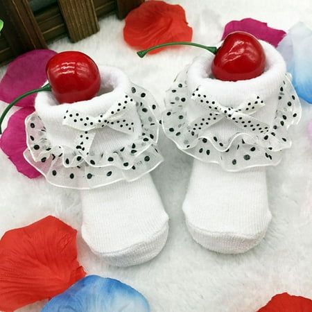 

Brand Clearance! Kids Princess Socks Lace Flowers Short Socks 1Pc Infant Newborn Toddler Kids Girls Sock Children Princess Bowknot Lace Flowers Short Socks