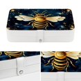 thumbnail image 4 of Honeybee Pu Leather Travel Organizer with Removable Compartment, Portable Earring Organizer, Bracelet Holder, Display Case, 4 of 6
